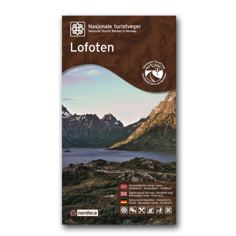 Lofoten-Nasjonale-Turistveger kart fra Nordeca