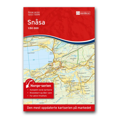 Nordeca kart for Snåsa - Norgesserien